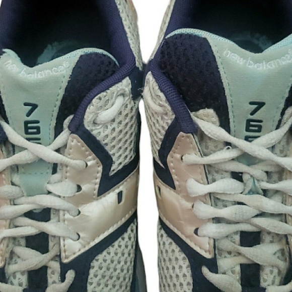 New Balance 766 TS2 Vintage 360-Fit Blue White Athletic Shoe Running Sneaker 6 - Picture 15 of 16